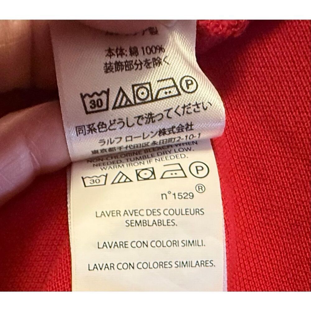 Polo Ralph Lauren Classic Fit Boys Long Sleeve Polo Ref Blue Pony Sz. XL - Picture 15 of 15